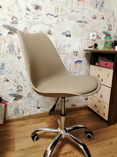 Компьютерное кресло Kolin gray / chrome фото покупателя 32