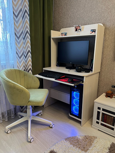 Компьютерное кресло Пард confetti silver серый / черный фото покупателя 240