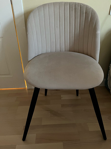 Стул на металлокаркасе Gabi latte / gold / black фото покупателя 109