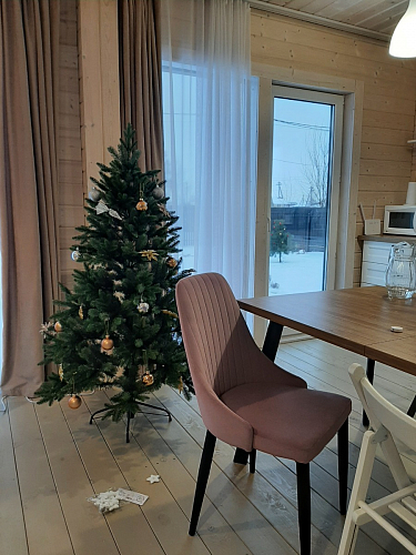 Стул на металлокаркасе Kora beige / black фото покупателя 280