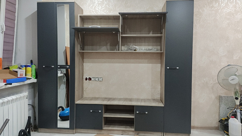 Готовая гостиная Бертелена дуб крафт серый / серый графит фото покупателя 107