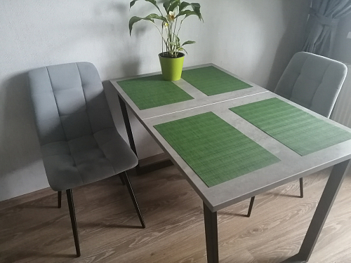 Деревянный стол Лота Лофт 120x75 дуб крафт табачный / черный матовый фото покупателя 24