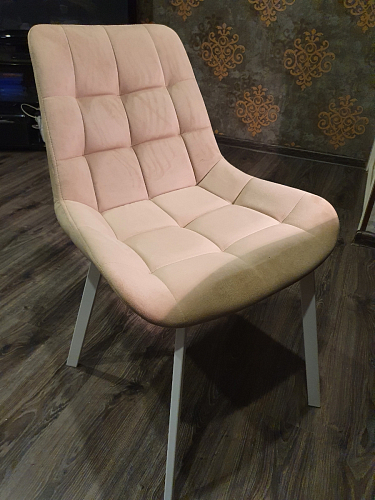 Стул на металлокаркасе Челси морская волна / черный фото покупателя 68