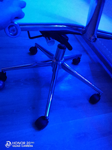 Компьютерное кресло Reus черная сетка / хром фото покупателя 84