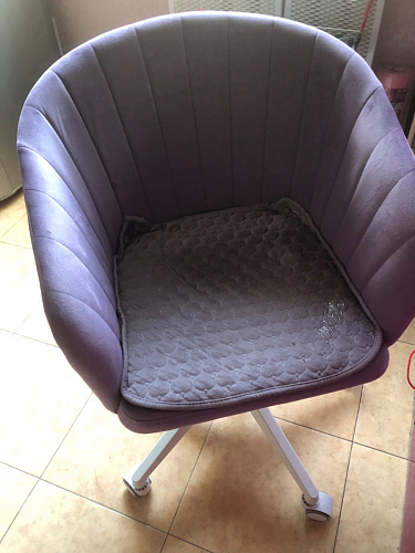 Компьютерное кресло Тибо confetti chocolate / белый фото покупателя 98