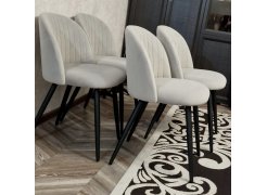 Стул на металлокаркасе Gabi 1 gray / black фото покупателя 516