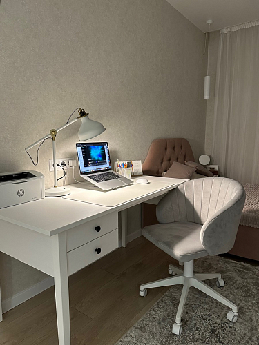 Компьютерное кресло Пард confetti silver серый / черный фото покупателя 177