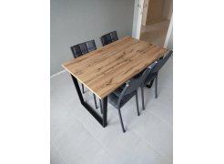 Стол Лота Лофт 140 25 мм юта / белый матовый фото покупателя 595