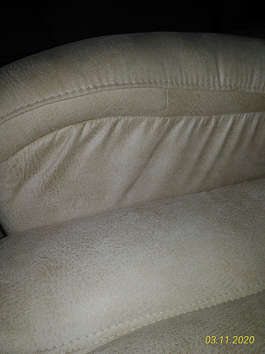 Компьютерное кресло Олимп ткань RICHIE белое фото покупателя 3