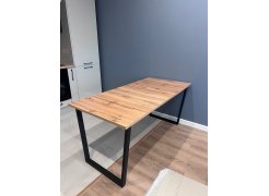 Стол Лота Лофт 120 25 мм дуб делано темный / черный матовый фото покупателя 727