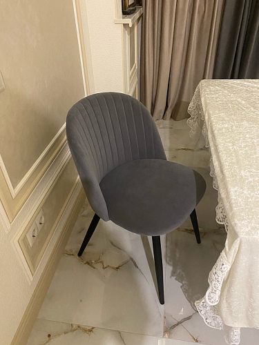 Стул на металлокаркасе Gabi green / black / silver фото покупателя 317