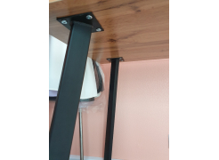 Стол Тринити Лофт 120 32 мм бетон / черный матовый фото покупателя 693