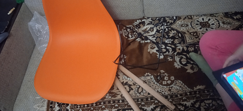 Стул Cindy Eames mod. 001 khaki / natural фото покупателя 59