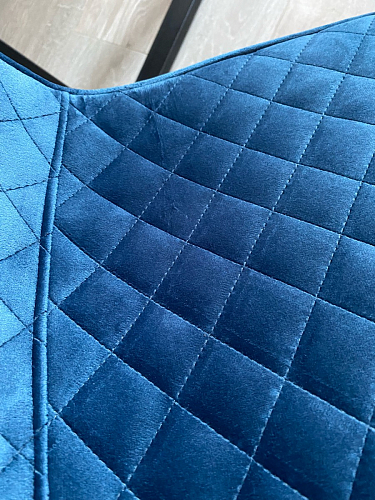 Стул на металлокаркасе Capri голубой фото покупателя 125