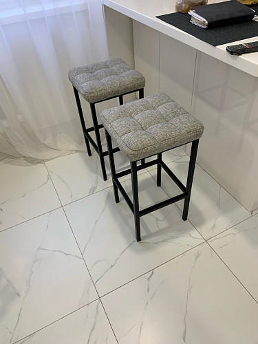 Барный стул Лофт катания лаванда / белый матовый фото покупателя 162