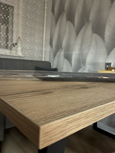 Деревянный стол Лота Лофт 120x75 дуб крафт табачный / черный матовый фото покупателя 582