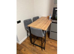 Барная стойка Дилан Лофт 120х60х90 бетон фото покупателя 153