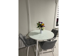 Стул на металлокаркасе Челси серый 02 / черный фото покупателя 199