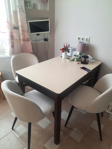 Стул на металлокаркасе Gabi gray / black фото покупателя 234