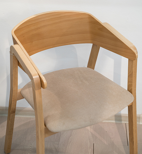 Деревянный стул Dalia noce блю из шоурума 2