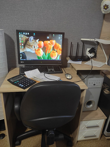 Компьютерный стол Джаз-24 левый венге фото покупателя 114