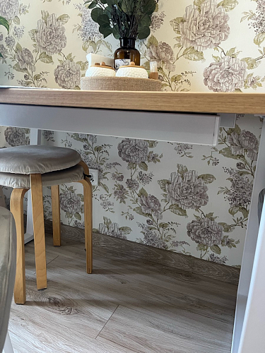 Деревянный стол Лота Лофт 140х80 черный матовый / бетон светлый фото покупателя 291