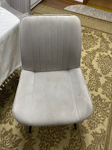 Стул на металлокаркасе Седа К латте / черный фото покупателя 354