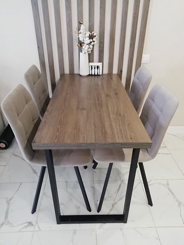 Стул на металлокаркасе Чилли синий / белый фото покупателя 1344