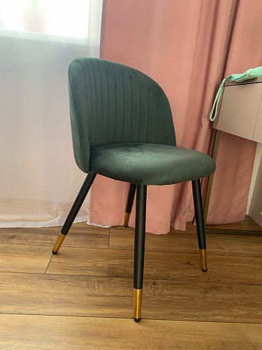 Стул на металлокаркасе Gabi 1 light purple / black фото покупателя 948