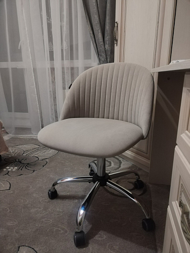 Компьютерное кресло Melody молочное фото покупателя 74