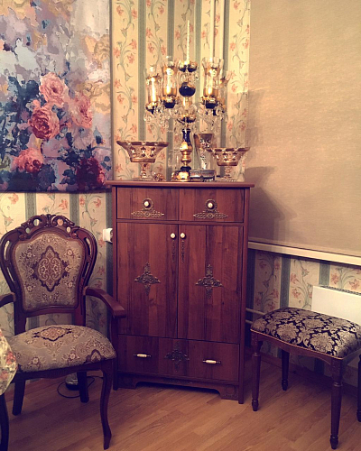 Банкетка Беттино орех / шоколад фото покупателя 11