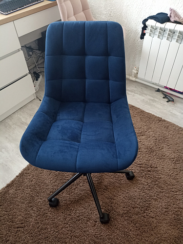 Компьютерное кресло Честер экокожа бежевая / белый фото покупателя 48