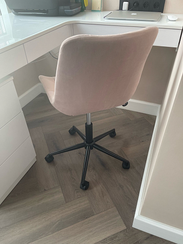 Компьютерное кресло Честер голубой (velutto 47 ) / черный фото покупателя 43