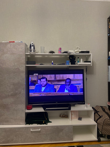 Готовая гостиная Jimenez дуб венге / белый глянец фото покупателя 107