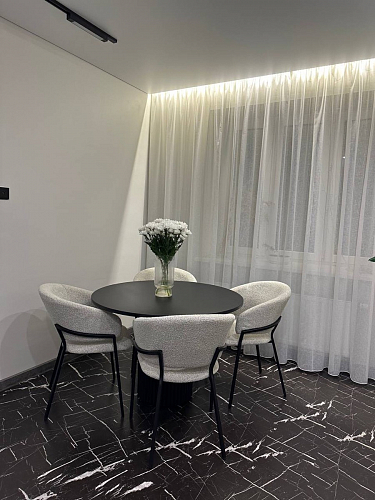 Стол Барел 110 белый / белый фото покупателя 4