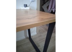 Стол Лота Лофт 140 25 мм юта / белый матовый фото покупателя 676