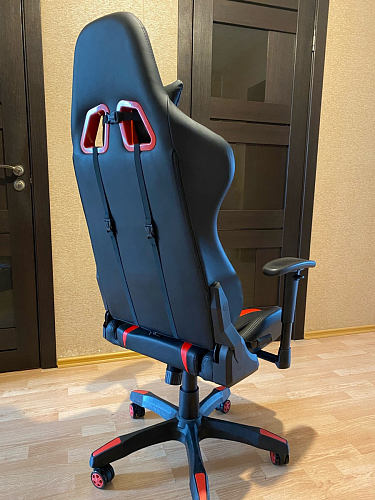 Компьютерное кресло Blok light blue / black фото покупателя 27