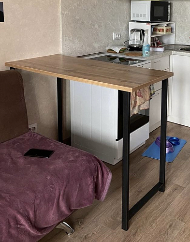 Барная стойка Дилан Лофт 120х60х110 бетон фото покупателя 67