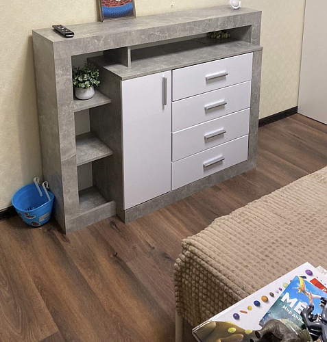 Комод Mирандa atelier / белый глянец фото покупателя 24