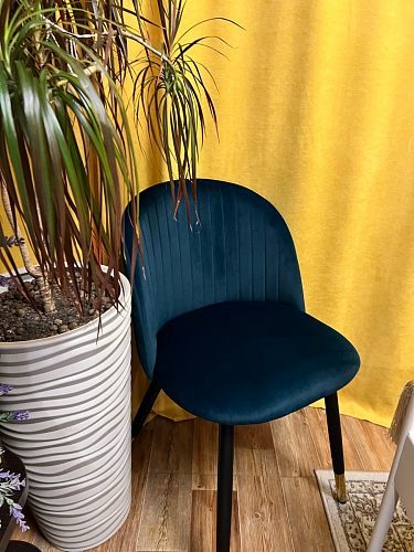 Стул на металлокаркасе Gabi 1 light purple / black фото покупателя 201