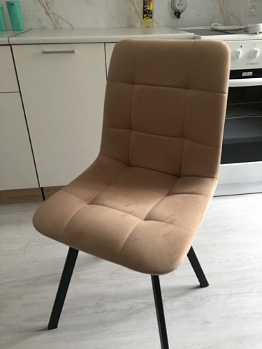 Стул на металлокаркасе Чилли черный / зеленый фото покупателя 1059