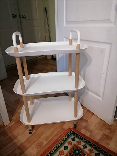 Сервировочный столик Case 56х35х82 white фото покупателя 9