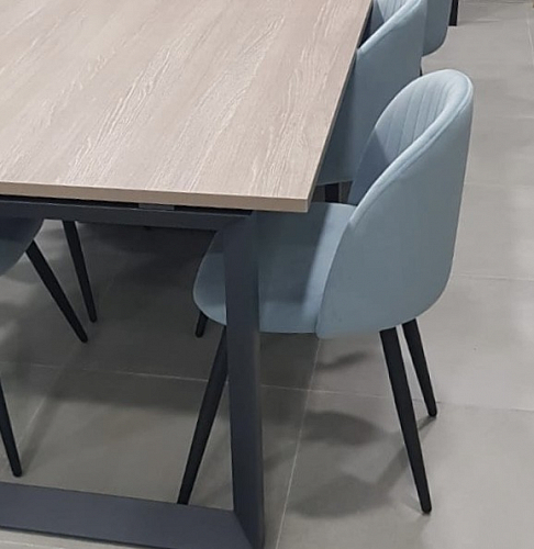 Стул на металлокаркасе Gabi 1 light purple / black фото покупателя 219