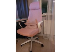 Компьютерное кресло Golem dark gray / white фото покупателя 14