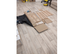 Письменный стол Битти Лофт 116х60х75 дуб делано темный / черный матовый фото покупателя 98