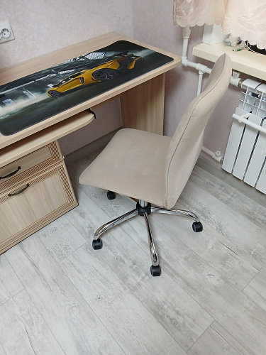 Компьютерное кресло One/Ван флок серый 29 фото покупателя 2