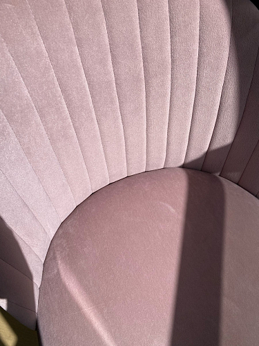 Стул на металлокаркасе Gabi 1 light purple / black / gold фото покупателя 251