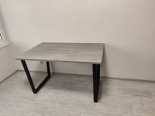 Деревянный стол Лота Лофт 140х80 дуб крафт табачный / черный матовый фото покупателя 448