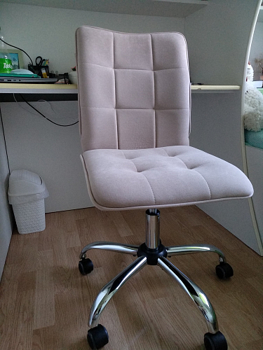 Компьютерное кресло One/Ван флок бежевый 7 фото покупателя 26