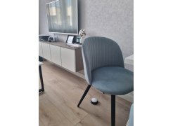 Стул на металлокаркасе Gabi blue / black фото покупателя 515